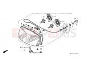 HONDA ST1100PP Pan-European Police 1993 F-1 HEADLIGHT