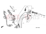 HONDA ST1100PP Pan-European Police 1993 F-4 SWITCH / CABLE