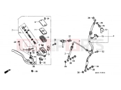 HONDA ST1100PP Pan-European Police 1993 F-5 FRONT MASTER CYLINDER (ST1100PP)