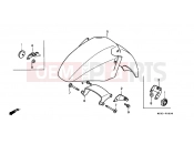 HONDA ST1100PP Pan-European Police 1993 F-9 FRONT FENDER