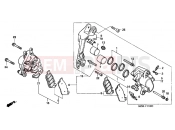 HONDA ST1100PP Pan-European Police 1993 F-11 FRONT BRAKE CALIPER