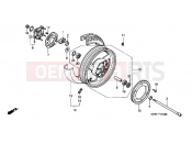 HONDA ST1100PP Pan-European Police 1993 F-15 REAR WHEEL