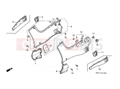 HONDA ST1100PP Pan-European Police 1993 F-21 SIDE COVER