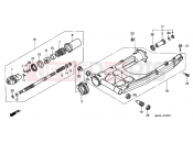 HONDA ST1100PP Pan-European Police 1993 F-25 SWING ARM