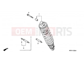 HONDA ST1100PP Pan-European Police 1993 F-26 REAR SHOCK ABSORBER
