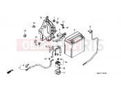 HONDA ST1100PP Pan-European Police 1993 F-30 BATTERY