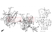 HONDA NTV600J REVERE 1988 E-13 CRANKSHAFT