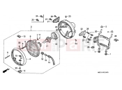 HONDA NTV600J REVERE 1988 F-1 HEADLIGHT