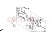 HONDA NTV600J REVERE 1988 F-9 FRONT BRAKE CALIPER