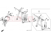 HONDA NTV600J REVERE 1988 F-23 SUPPORT