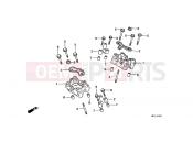 HONDA NTV600K REVERE 1989 E-2 CAMSHAFT HOLDER