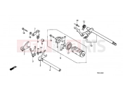 HONDA NTV600K REVERE 1989 E-16 TRANSMISSION DRUM