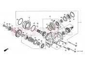 HONDA NTV600K REVERE 1989 E-18 PTO SHAFT