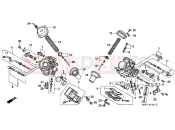 HONDA NTV600K REVERE 1989 E-19-1 CARBURETOR (PARTS)