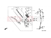 HONDA NTV600K REVERE 1989 F-4 FRONT MASTER CYLINDER
