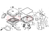HONDA NTV600K REVERE 1989 F-19 AIR FILTER