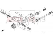HONDA NTV600K REVERE 1989 F-24 SWING ARM