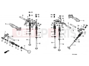 HONDA NTV650K REVERE 1989 E-4 CAMSHAFT / VALVE