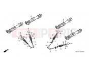 HONDA ST1300A2 ST1300 2002 E-3 CAMSHAFT / VALVE