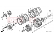 HONDA ST1300A2 ST1300 2002 E-7 CLUTCH