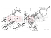HONDA ST1300A2 ST1300 2002 E-18 TRANSMISSION DRUM