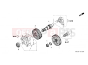 HONDA ST1300A2 ST1300 2002 E-19 MAIN GEAR