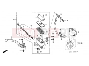 HONDA ST1300A2 ST1300 2002 F-4-1 FRONT MASTER CYLINDER (ST1300A)