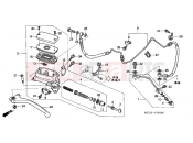 HONDA ST1300A2 ST1300 2002 F-6 CLUTCH MASTER