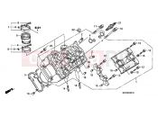 HONDA ST1300A3 ST1300 2003 E-2-1 LEFT CYLINDER HEAD