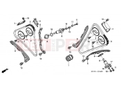 HONDA ST1300A3 ST1300 2003 E-4 TIMING CHAIN ​​/ TENSIONER