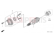 HONDA ST1300A3 ST1300 2003 E-12 PRIMARY AXLE