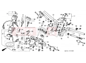 HONDA ST1300A3 ST1300 2003 F-7 STEERING BAR PIPE / UPPER BRIDGE