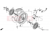 HONDA ST1300A3 ST1300 2003 F-12 FRONT WHEEL