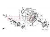 HONDA ST1300A3 ST1300 2003 F-17 REAR WHEEL