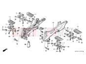 HONDA ST1300A3 ST1300 2003 F-27 FOOTREST