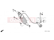HONDA ST1300A3 ST1300 2003 F-30 REAR SHOCK ABSORBER