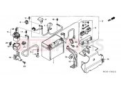 HONDA ST1300A3 ST1300 2003 F-34 BATTERY
