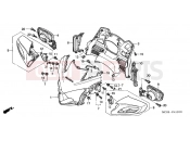 HONDA ST1300A3 ST1300 2003 F-41 UPPER ENGINE HOUSING