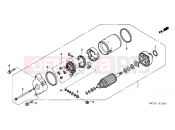 HONDA ST1300A4 ST1300 2004 E-10 STARTER ENGINE