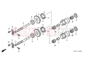 HONDA ST1300A4 ST1300 2004 E-16 BALANCING AXLE
