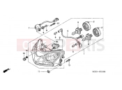 HONDA ST1300A4 ST1300 2004 F-1 HEADLIGHT