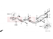 HONDA ST1300A4 ST1300 2004 F-15-1 REAR BRAKE HOSE (ST1300A)
