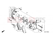 HONDA VT1100C21 Shadow 2001 F-9 FRONT BRAKE CALIPER