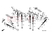 HONDA VT1100C22 Shadow 2002 E-3 CAMSHAFT / VALVE