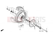 HONDA VT1100C22 Shadow 2002 F-10 FRONT WHEEL