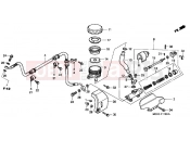 HONDA VT1100C22 Shadow 2002 F-11 REAR MASTER CYLINDER