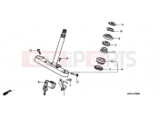 HONDA VT1100C23 Shadow 2003 F-6 STEERING WHEEL