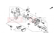 HONDA VT1100C23 Shadow 2003 F-12 REAR BRAKE CALIPER