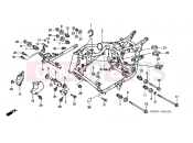 HONDA VT1100C25 Shadow 2005 F-31 FRAME HOUSING