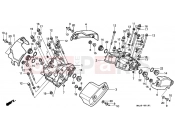 HONDA VT1100C2S Shadow 1995 E-1-1 VALVE COVER (VT1100CV / CW / C2)